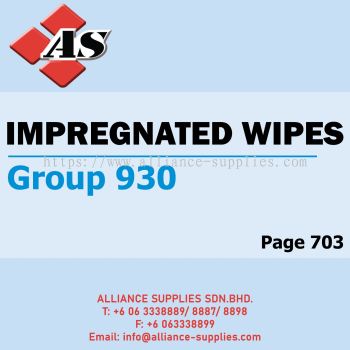 CROMWELL Impregnated Wipes (Group 930)