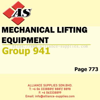 CROMWELL Mechanical Lifting Equipment (Group 941)