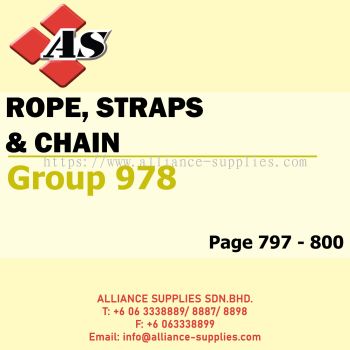 CROMWELL Rope, Straps & Chain (Group 978)