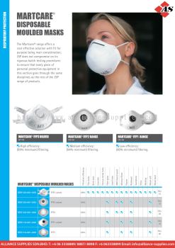 JSP Martcare Disposable Moulded Masks