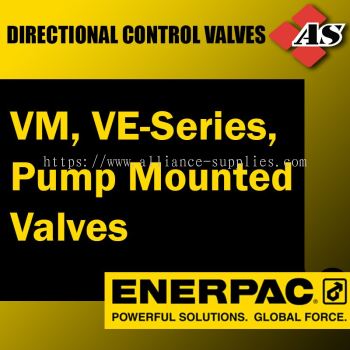 ENERPAC VM, VE-Series, Pump Mounted Valves