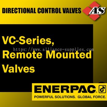 ENERPAC VC, VM, VE-Series, Valve Dimensions
