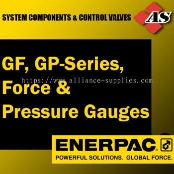ENERPAC GF, GP-Series, Force & Pressure Gauges