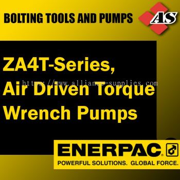 ENERPAC ZA4T-Series, Air Driven Torque Wrench Pumps