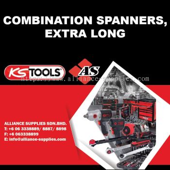 KS TOOLS Combination Spanners, Extra Long
