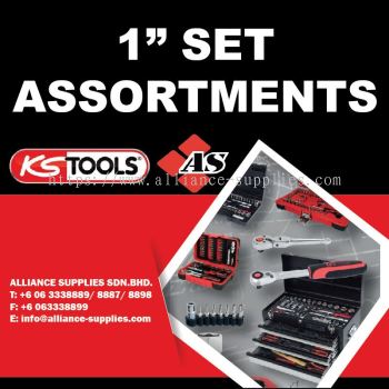  KS TOOLS 1" Set Assortments