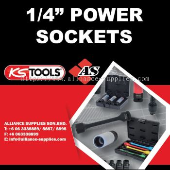  KS TOOLS 1/4" Power Sockets