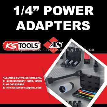 KS TOOLS 1/4" Power Adapters