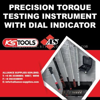 KS TOOLS Precision Torque Testing Instrument with Dial Indicator