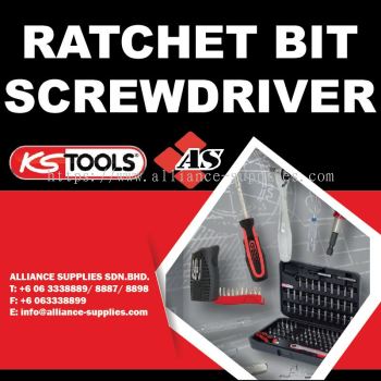 KS TOOLS Ratchet Bit Screwdriver