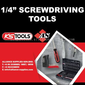 KS TOOLS 1/4" Screwdriving Tools