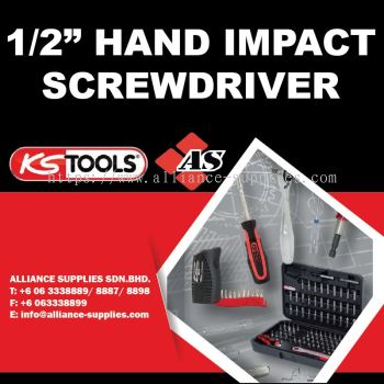 KS TOOLS 1/2" Hand Impact Screwdriver