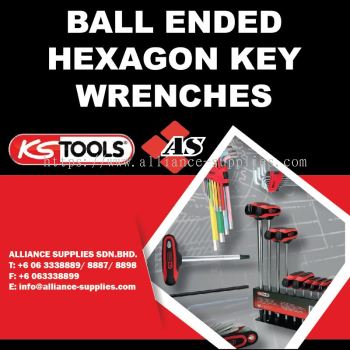KS TOOLS Ball Ended Hexagon Key Wrenches
