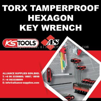 KS TOOLS Torx Tamperproof Hexagon Key Wrench