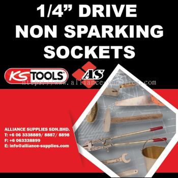 KS TOOLS 1/4" Drive Non Sparking Sockets