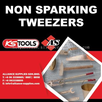 KS TOOLS Non Sparking Tweezers