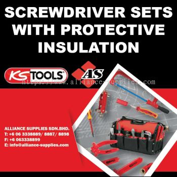 KS TOOLS Screwdriver Sets with Protective Insulation