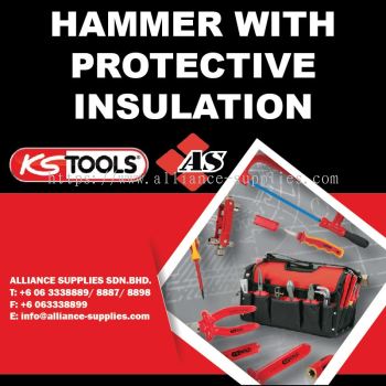 KS TOOLS Hammer with Protective Insulation