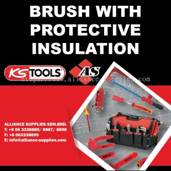 KS TOOLS Brush with Protective Insulation