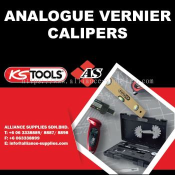  KS TOOLS Analogue Vernier Callipers