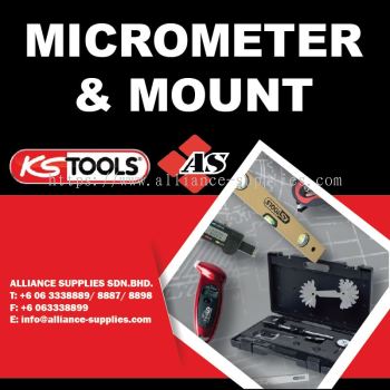 KS TOOLS Micrometer & Mount