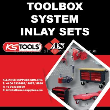 KS TOOLS Toolbox System Inlay Sets
