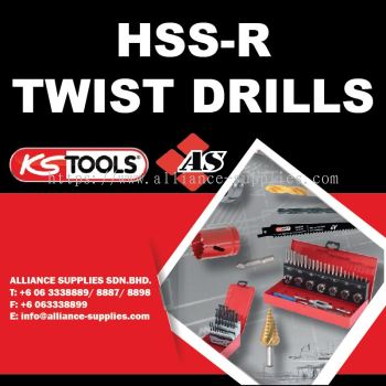 KS TOOLS HSS-R Twist Drills
