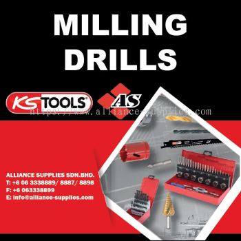 KS TOOLS Milling Drills