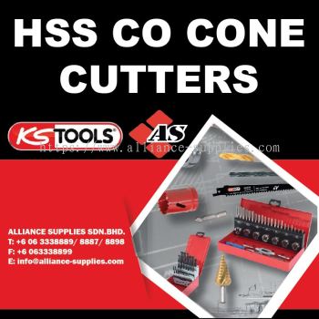 KS TOOLS HSS CO Cone Cutters
