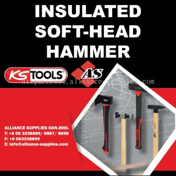 KS TOOLS Insulated Soft-Head Hammers