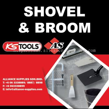 KS TOOLS Shovel & Broom