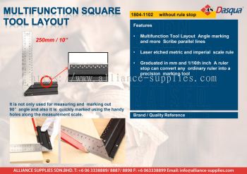 Multifunction Square Tool Layout 