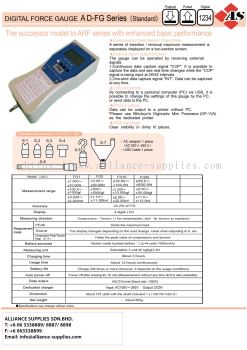 ATTONIC Digital Force Gauge D-FG Series (Standard)