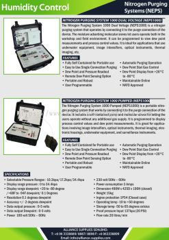 &#8203;Nitrogen Purging System 1000 Dual Voltage (NEPS1000) / Nitrogen Purging System 1000 Pumped (NEPS1000)