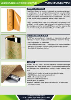 VCI Reinforced Paper - VCI Paper (Steel wrap) / VCI Paper (Uniwrap Woven) / VCI Scrim