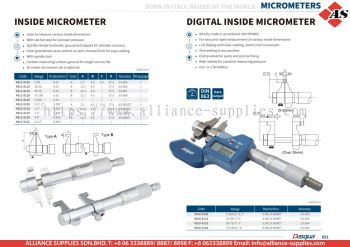 DASQUA Inside Micrometer / Digital Inside Micrometer