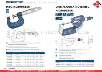 DASQUA Disc Micrometer / Digital Quick-Move Disc Micrometer