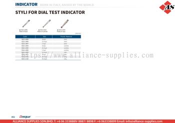 DASQUA Styli For Dial Test Indicator