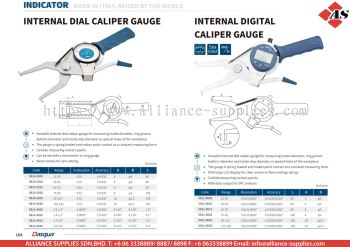 DASQUA Internal Dial Caliper Gauge / Internal Digital Caliper Gauge