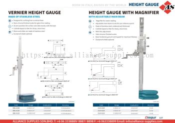 DASQUA Vernier Height Gauge / Height Gauge with Magnifier