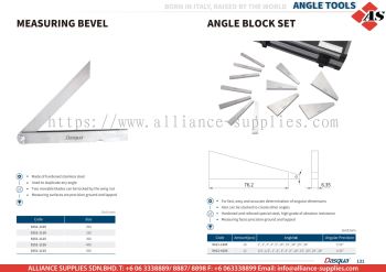 DASQUA Measuring Bevel / Angle Block Set