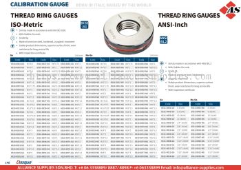 DASQUA Thread Ring Gauges ISO-Metric / Thread Ring Gauge ANSI-Inch