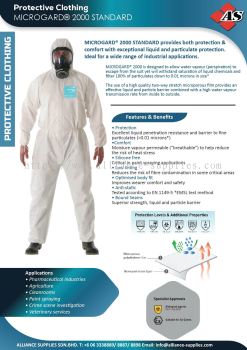  Microgard 2000 Standard Disposable Coverall