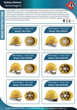 PROGUARD Safety Helmet - Advantage 2 (SIRIM & CE Approved)