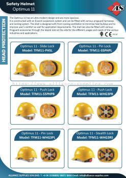 PROGUARD Safety Helmet - Optimus 11 (SIRIM & CE Approved)