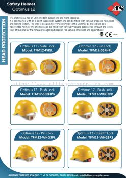 PROGUARD Safety Helmet - Optimus 12 (SIRIM & CE Approved)