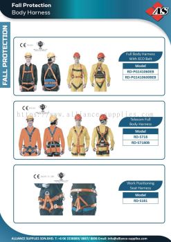 Full Body Harness with ECO Belt / Telecom Full Body Harness / Work Positioning Seat Harness