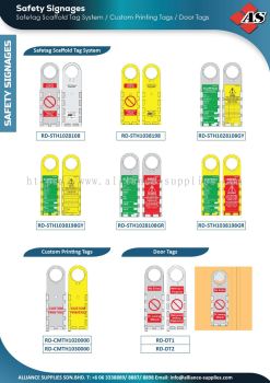 Safetag Scaffold Tag System / Custom Printing Tags / Door Tags