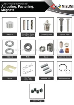 Adjusting, Fastening, Magnets