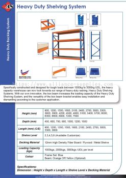 Heavy Duty Shelving System